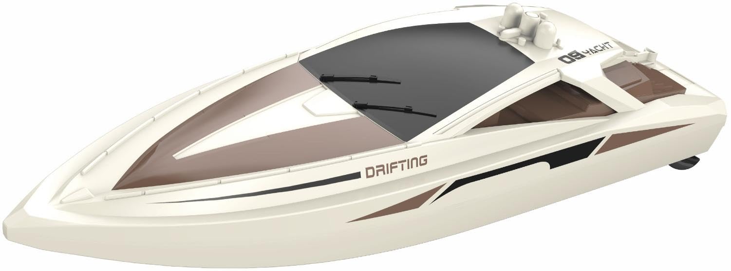 Amewi Caprice Yacht 380mm 15 km/h RTR, marrone/bianco crema RC telecomandato