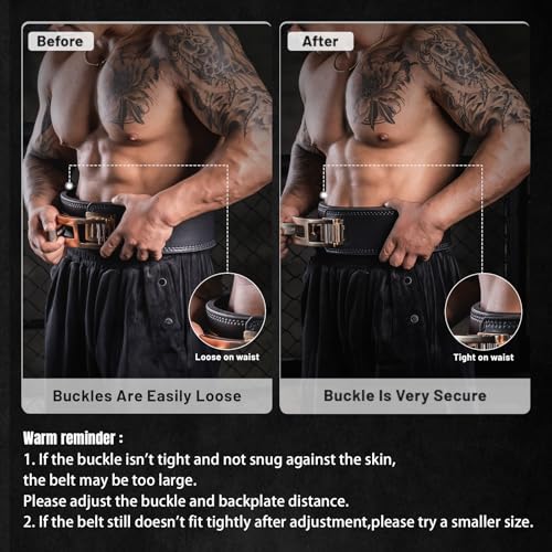 Image of Lever Lifting Belt for Man and Women, Weightlifting with Adjustable Heavy Duty Buckle, Professional Weight Lifting Belt