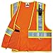 Ergodyne - 21317 GloWear 8230Z ANSI Two-Tone High Visibility Orange Reflective Safety Vest, 2XL/3XL