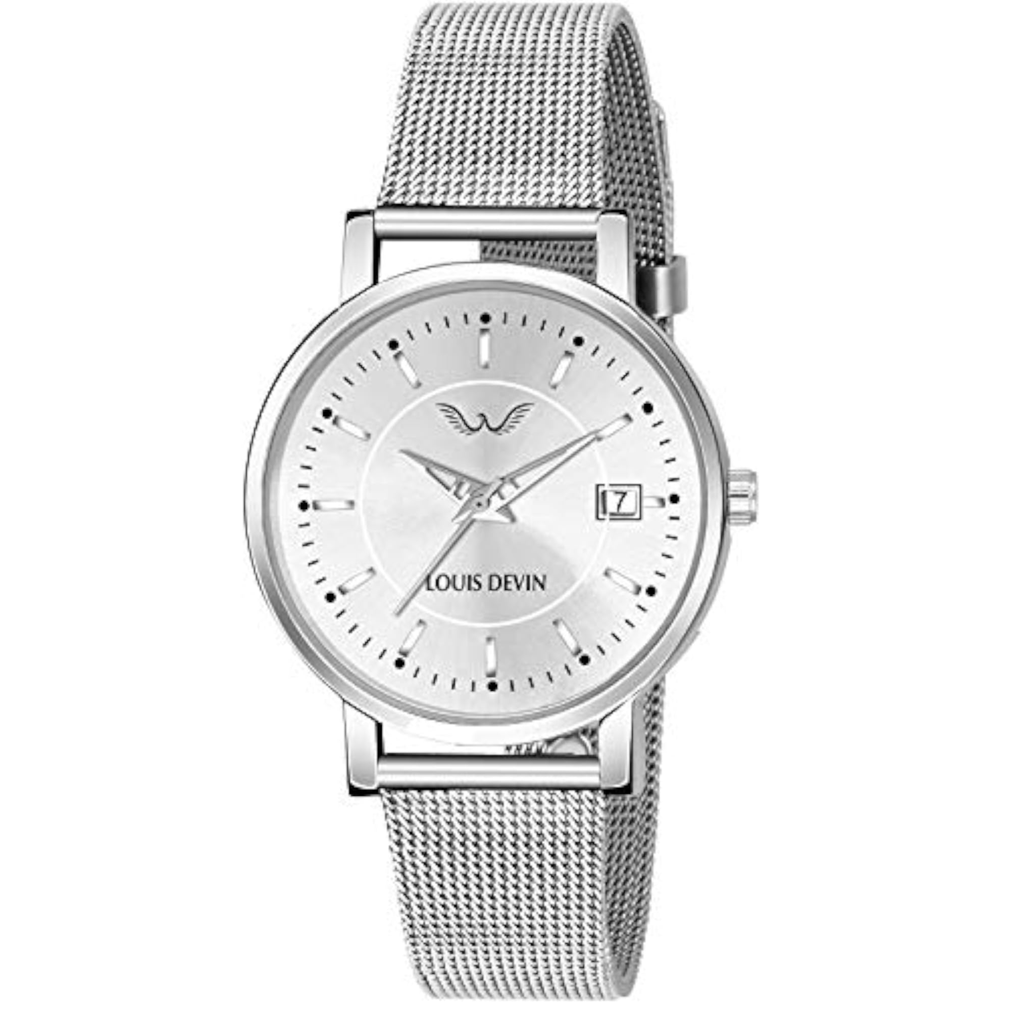 Women's Mesh Type Steel Chain Analog Wrist Watch