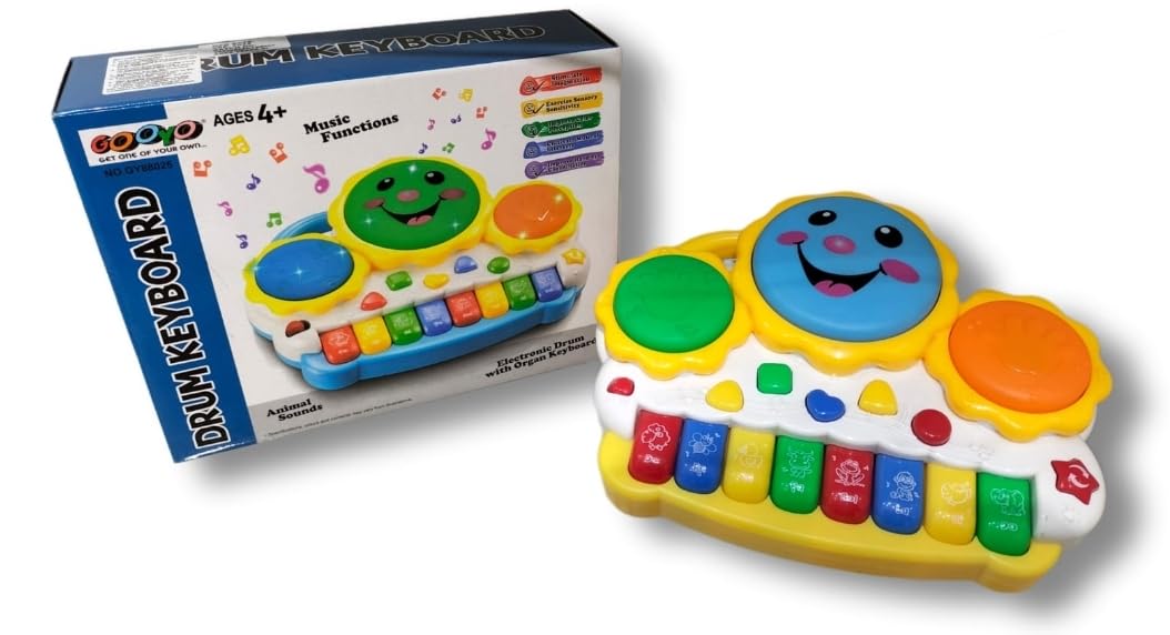 Buy Ruhani Musical Drum Keyboard & Piano Drum ToysSounds and Songs