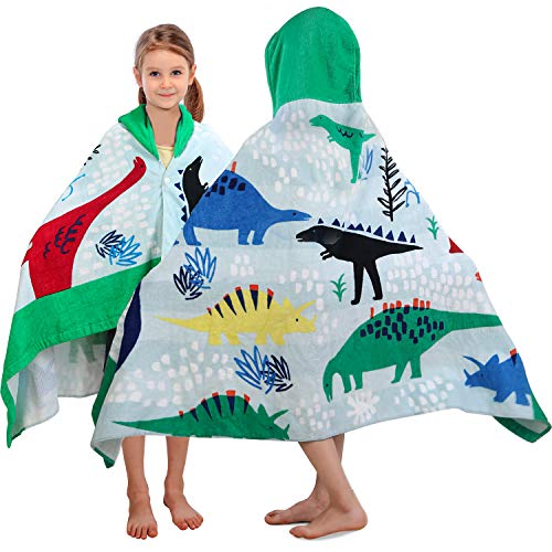 YISUN Toalla con Capucha para Niños de Algodón, Natación, Toalla Su