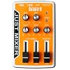 JUST MIXER Audio Mischpult – Batterie-/USB-betriebenes Tragbares Taschen-Audio Mischer mit 3 Stereokanälen (3,5mm) Mit…