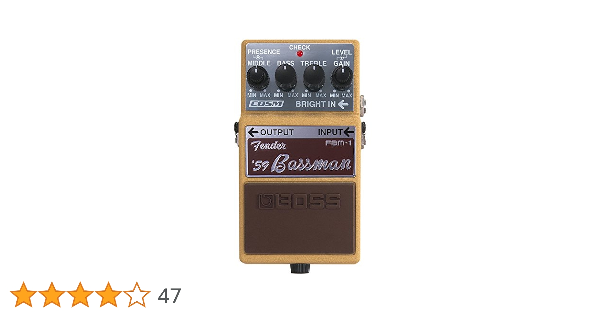 Amazon.co.jp: BOSS Bassman FBM-1 : 楽器・音響機器
