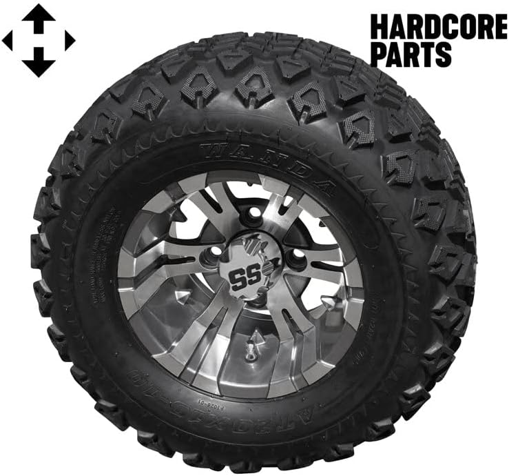 Miniatura 2 de Hardcore Parts Kit de elevación de bloque de 4 pulgadas para EZGO TXT (1994.5-2001.5) carrito de golf eléctrico con ruedas de 10 pulgadas