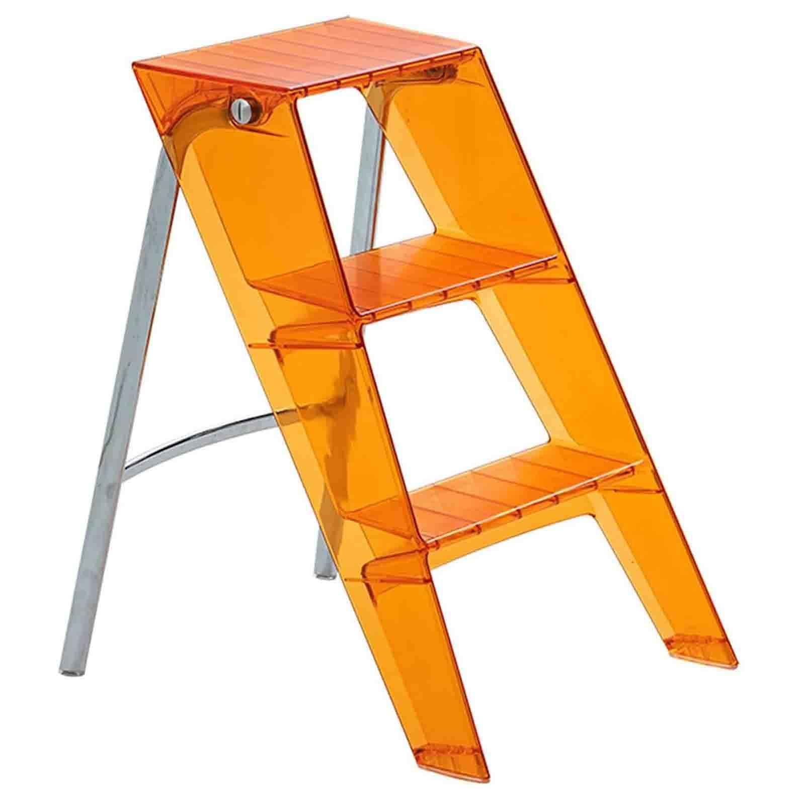 3 Steps Ladder wooden step stool, 3-Step Folding Ladder Stool With Non-Slip Pedal, Multicolor, 330Lbs Capacity