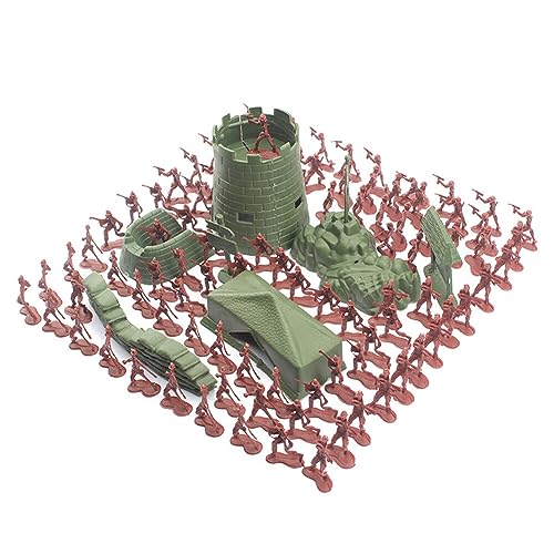 Strumento educativo: questo mini set di giocattoli militari può stimolare l'immaginazione di tuo figlio e può anche essere utilizzato come strumento educativo per insegnare a tuo figlio la guerra.