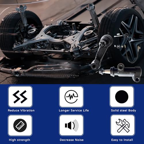 HHCM 2PC Idler Arm+Idler Arm Bracket for Chevy Express 2500 3500 2003-2020 by KFVF - Image 3