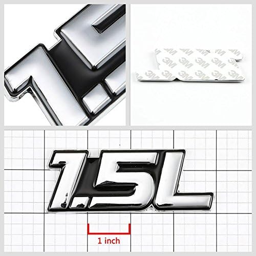 Miniatura 2 de Etiqueta adhesiva de aleación de aluminio rojocromo para la puerta del maletero del auto. Etiqueta adhesiva para el emblema del parachoques,