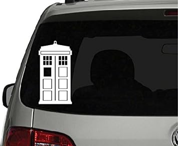 CCI080 - Doctor Who Tardis Car Window Vinyl Decal Sticker 5" Tall