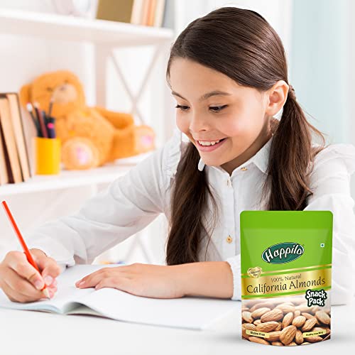 Image of Happilo Premium 100% Natural Californian Almonds, 35g (Pack of 12), Dry Fruits