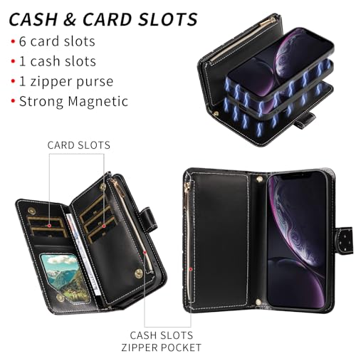 Coque iPhone XR noire design épuré haute finition Asuwish