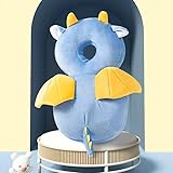 Mochila Protetora Cabeça De Bebê Almofada Antiqueda Ajustável - Proteção Contra Queda e Tombo Aprendendo Caminhar (Dragão)