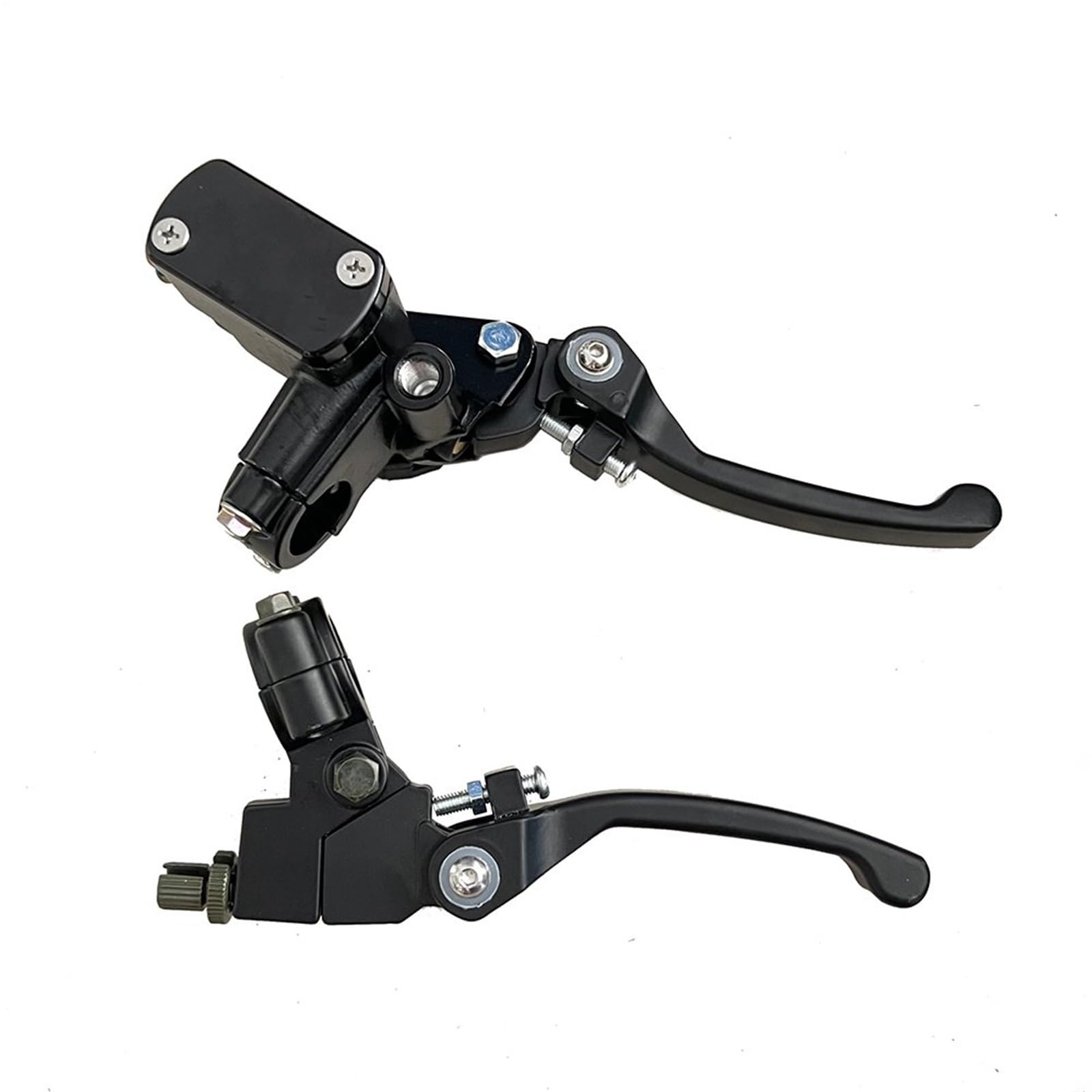 Jeviuwi Black Ab Motorcycle Handlebar Brake Lever For 50Cc - 200Cc For Crf For Klx For Ttr For Apollo 125 22Mm Folding Handlebar Pit Dirt Bikes Clutch Brake Lever Atv Motorcycle Brake Clutch Lever(Black Ab)