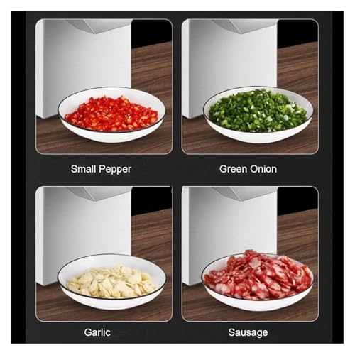 Picadora de verduras comercial automática de acero inoxidable miniatura 5