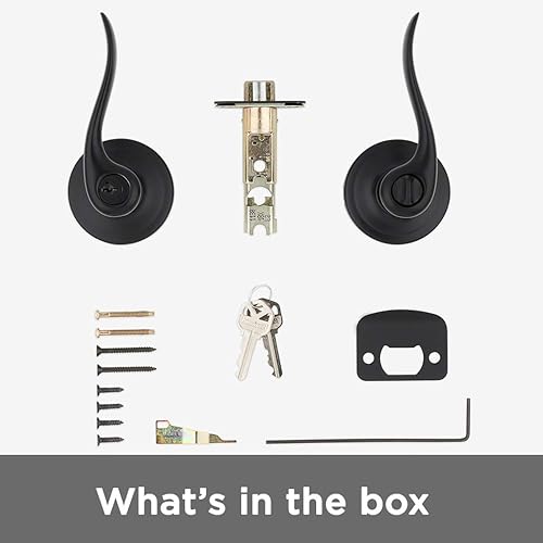 Miniatura 18 de Kwikset media manija para puerta, hacia la izquierda 788TNL RH 3 CP Tustin, 97880-679 Bronce veneciano