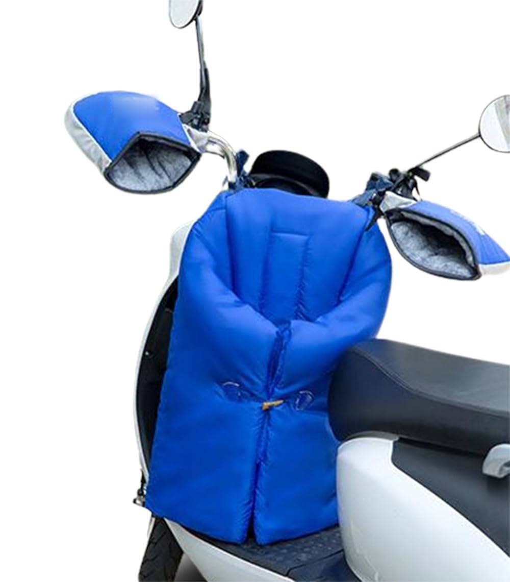 BLUEZY Pierna del Delantal del Scooter Moto Cubre Piernas Manta Térmica, Protector de Piernas contra la Intemperie para Escúteres para Scooter Coches Eléctricos Motocicleta D