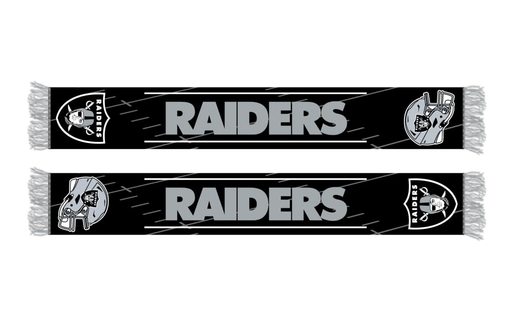 Bufanda Las Vegas Raiders NFL térmica contra el frío para aficionados de invierno 2