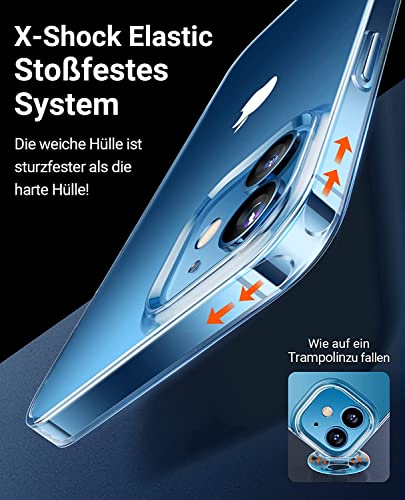 TORRAS iPhone 12 Pro Hülle – Extrem dünn und vergilbungsresistent