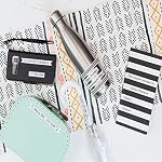 Brother P-Touch, PTH110BP, Easy Portable Label Maker Bundle (4 Label Tapes Included)