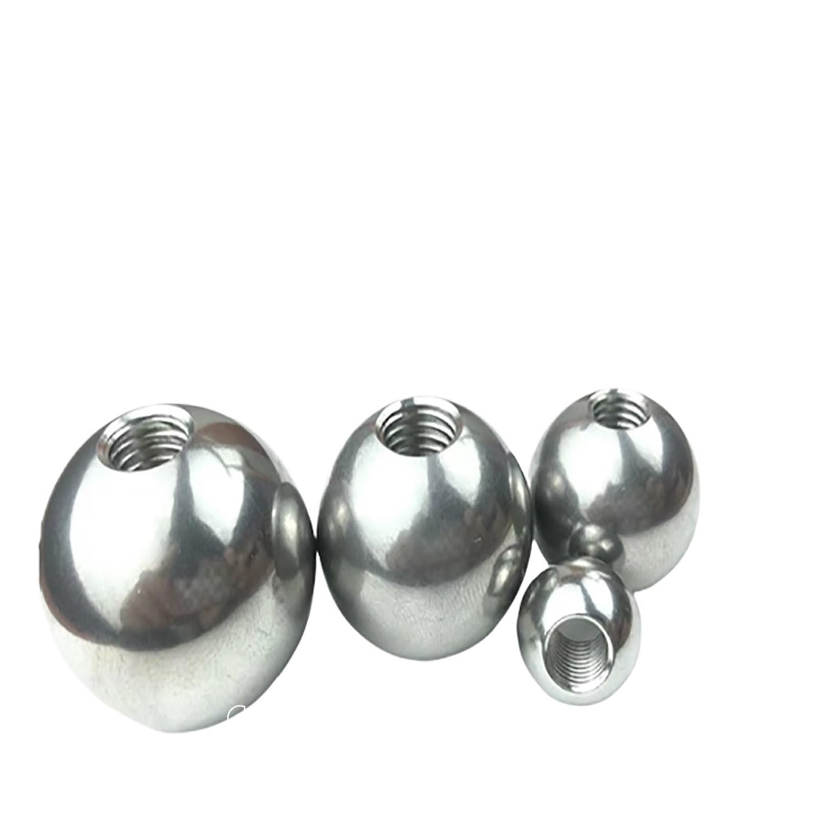 Billes de perçage en acier inoxydable M3 M4 M5 M6 M8 M10 M12 avec filetage traversant, billes en acier inoxydable, perçage lisse, diamètre extérieur 6 mm, 8, 9, 10 à 35(M6,25mm)