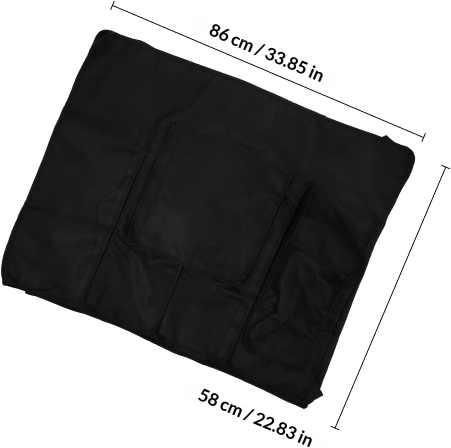 Cabilock Waterproof Outdoor Tv Cover for 30-32 Inch Televisions, Black Oxford Cloth Flat Screen Protector with Year-round Water-resistant and Dustproof Features for Garden and Outdoor Use