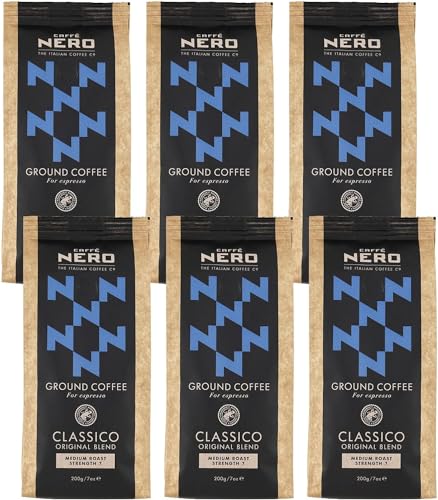 Caffè Nero Ground Coffee (Classico Espresso 6 x 200g)