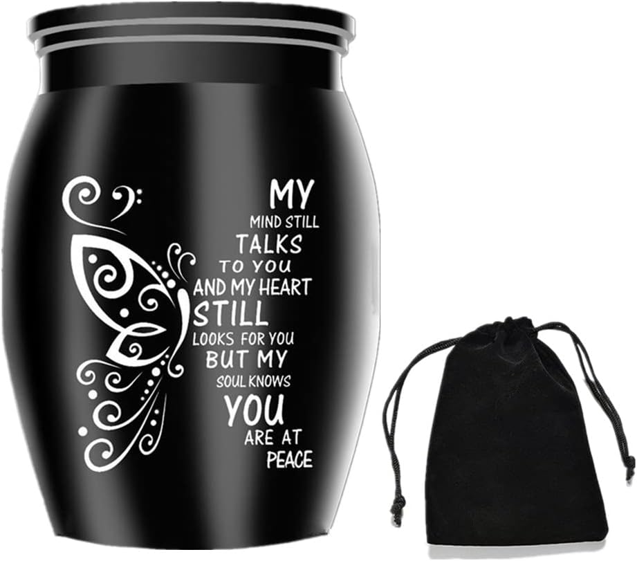 Aprllolg Keepsake Urn,Dog Container for Ashes,Dog Cremation Urn Mini