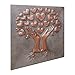 Kitchen Backsplash, Hearts in Praying Hands Copper Backsplash, Custom Copper Backsplash Panel, Handmade Copper Backsplash Tile, Indoor Outdoor Wall Decor (Gray&Copper)