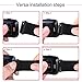 AK Nylon Bands Compatible with Fitbit Versa 2/ Versa Lite/Versa SE, Soft Replacement Wristband with Fastener Adjustable Closure for Women Men