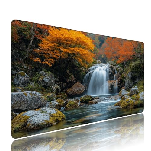 Tapis de souris large 1000x500mm étanche résoud les glissements de clavier avec sa base caoutchouc