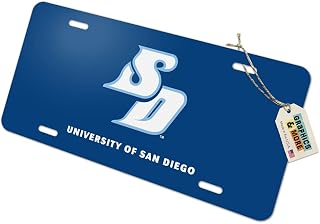 University of San Diego Primary Logo Novelty Metal Vanity Tag License Plate