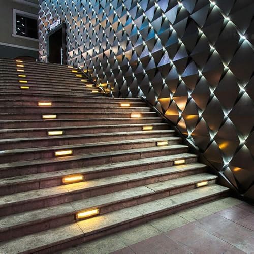3W LED In-Ground Light, Waterproof Recessed Landscape Lighting for Garden, Patio, Poolside, Walkways, Steps - Outdoor Ground Lights for Enhanced Ambiance and Safety