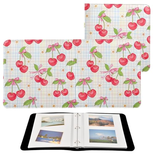 JUMBEAR Álbum de fotos grande autoadhesivo con 20 páginas, álbum de recortes para boda, familia, bebé, vacaciones, cerezo
