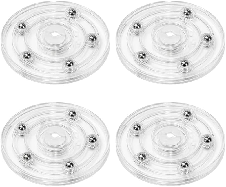 4 Pcs 3" Small Lazy Susan Round Swivel Plate Rotating Turntable Bearings
