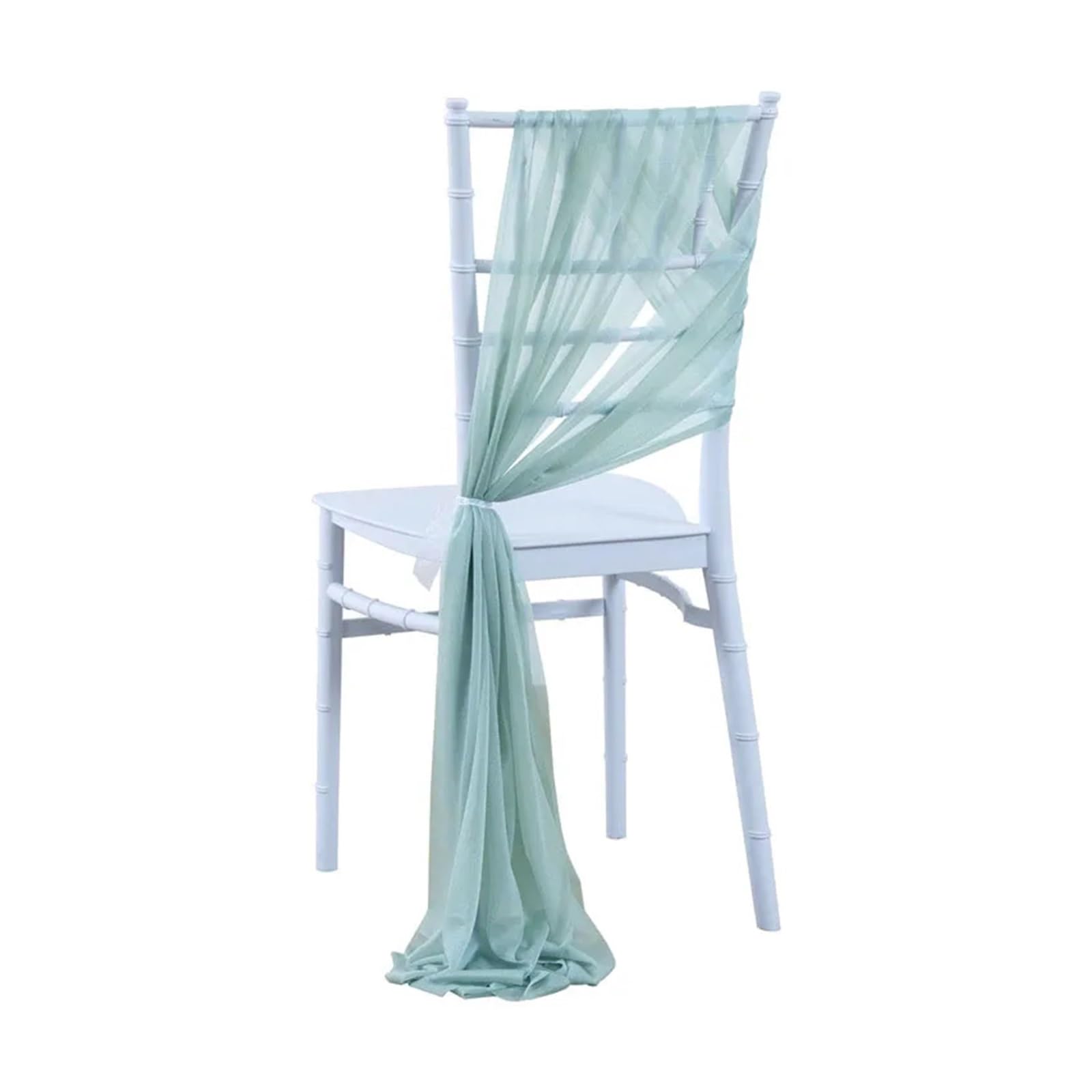 Stuhlschleifen 10/50 Stücke 17x250cm Shiny Chiffon Stuhl Schärpen Set Schärpe Gaze Hochzeit Stuhlhussen Band Hochzeit Party Gang Stuhl Dekoration(Blue-Green,50pcs)