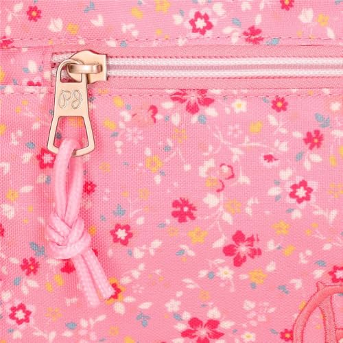 Miniatura 5 de Pepe Jeans Alenka Rosa Mochila Escolar Adaptable A Carro Portátil 15,6 Pulgadas Rosa 31x42x17,5 Cms Poliéster 16,93l By Joumma Bags