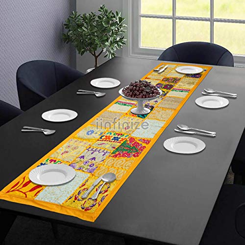 Chemin de table patchwork fait main, cadeau idéal pour amateurs de déco - 2
