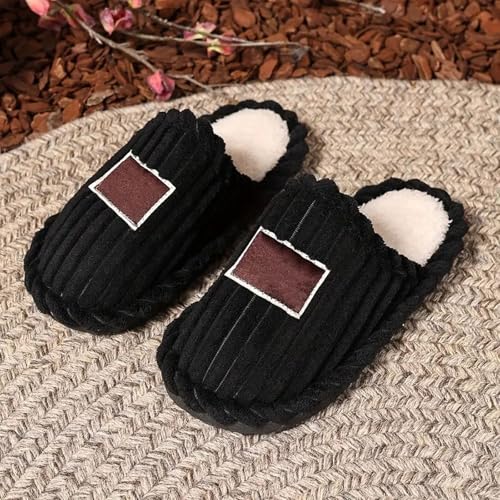 Slippers For Women Memory Foam House Slipper for Woman Men Fuzzy Home Slides Winter Outdoor Indoor Warm Plush Bedroom Shoes4