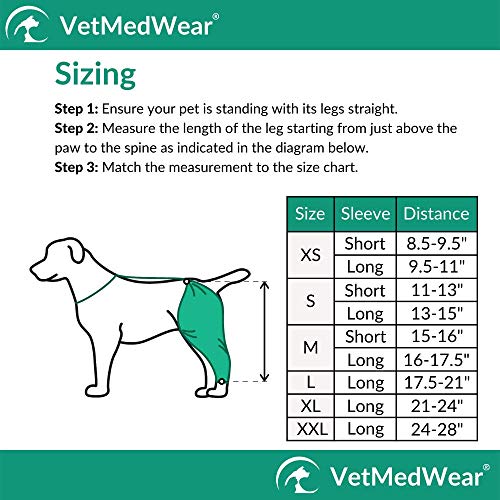 After Surgery Wear Hip And Thigh Wound Protective Sleeve For Dogs. Dog Recovery Sleeve. Recommended By Vets Worldwide (Large, Gray) #TOP2