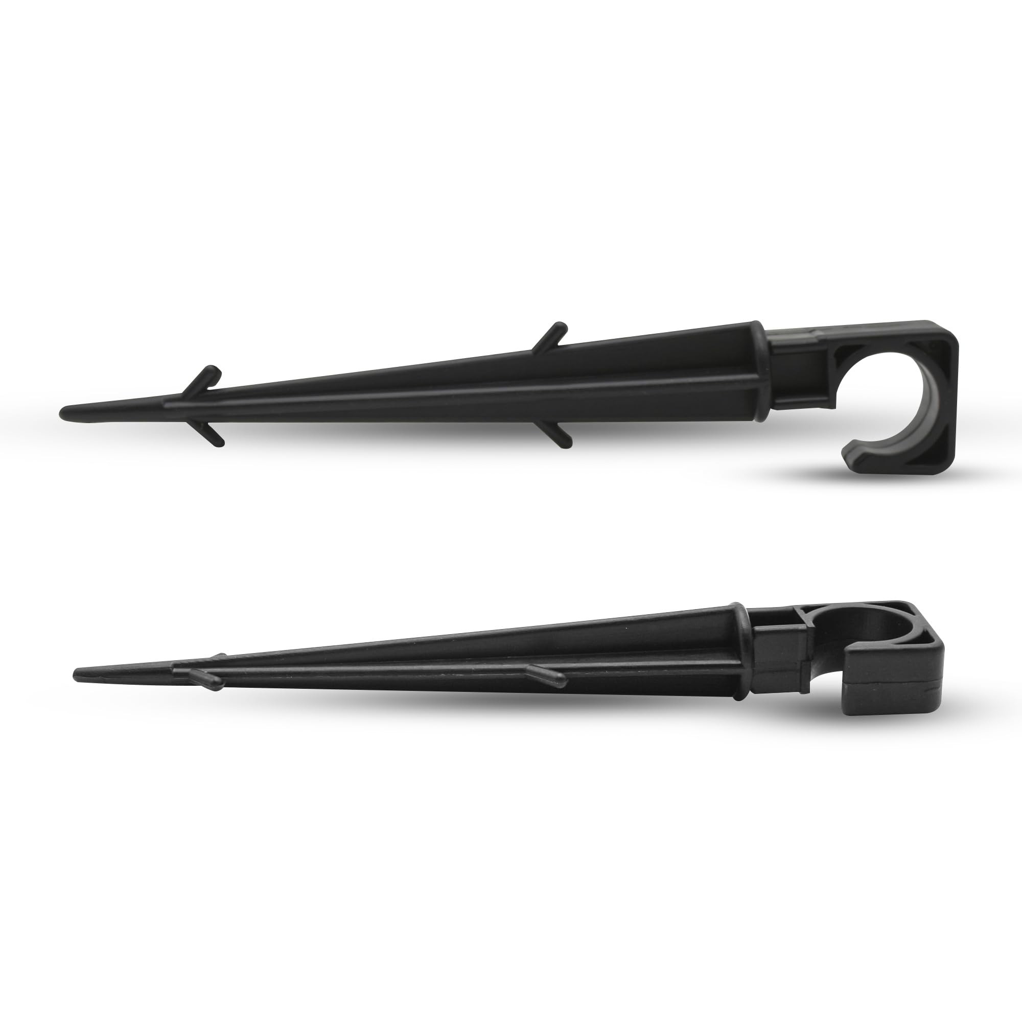 Doja Barcelona Abrazaderas para manguera paquete 50 Ø 16-20 mm estacas riego por goteo estacas jardín tubo huerto césped