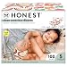 The Honest Company Super Club Box Diapers with TrueAbsorb Technology, Rose Blossom & Strawberries, Size 5, 100 Count