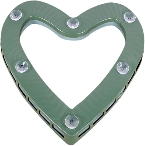 Marco de corazón para coche de boda, accesorios para automóvil, bloque de floristería, bloques de flores de espuma, espuma floral, en forma de