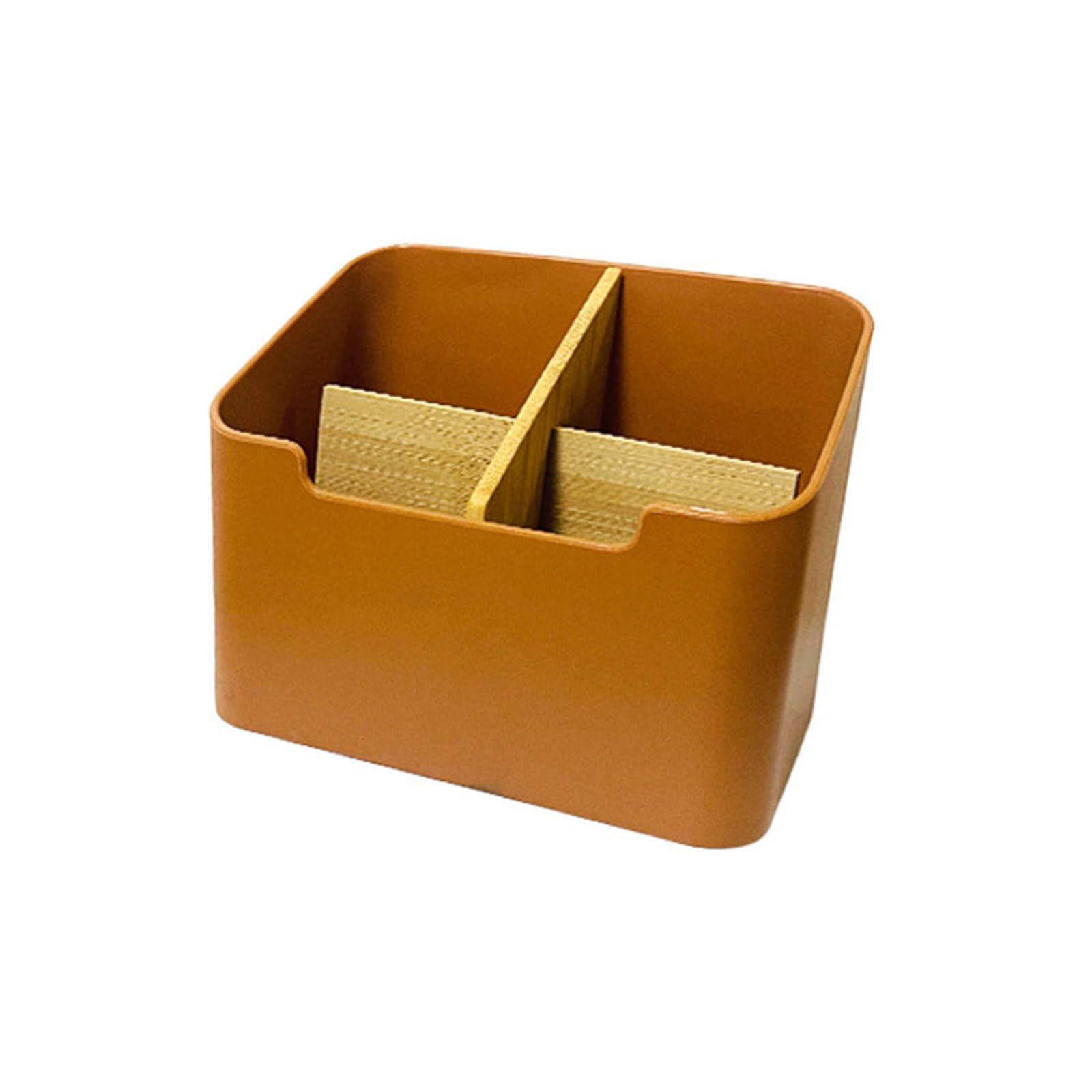 Woedpez Multifunctional Design Desktop Organizers Box with Divided Compartments for Home School Sturdy Storage Desk Accessories Holder