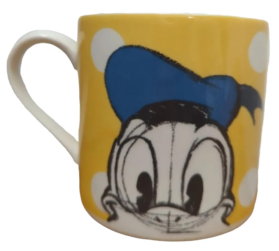 Cath Kidston x Disney Donald Duck Yellow Spot Mug