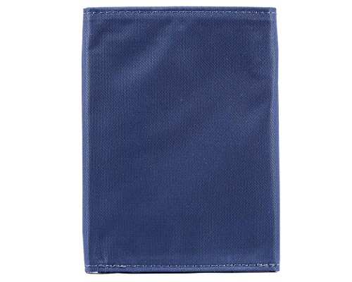 Big Skinny Men's Tri-Fold Slim Wallet, Holds Up to 25 Cards, Navy - Image 4