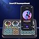 Btuty Sound Board Audio Mixer Live Sound Card Dynamic LED Colorful Light BT Wireless Plug and Play One-click Noise Reduction Rechargeable for Live Streaming Podcasting Recording