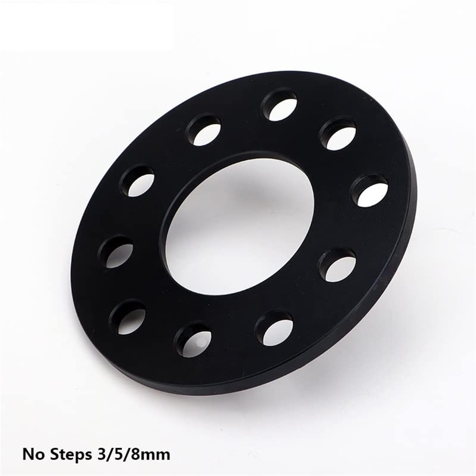2 szt. 3/5/8/10/12mm adapter dystansu koła PCD 5x114.3 CB 66.1mm, do NISSAN, 350Z/370Z/GTR/Maxima/Altima/Fuga/Leaf/Maxima/Bluebird Dystanse kół dla stabilności pojazdu(2PCS 3MM BLACK)
