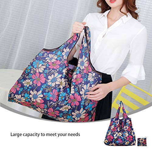 Cabilock Bolsa de Mercadoria Reutilizável Dobrável Grande Capacidade Ecológica Bolsas de Armazenamen