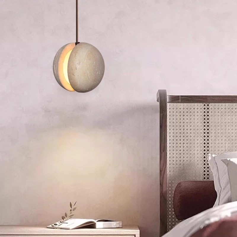 Lustre LED suspendu en pierre acrylique luminaire pour décoration de villa et grand foyer